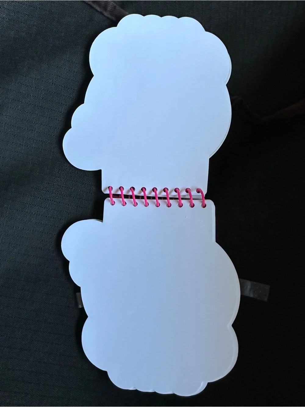 Pink Bow Skull Spiral Notebook